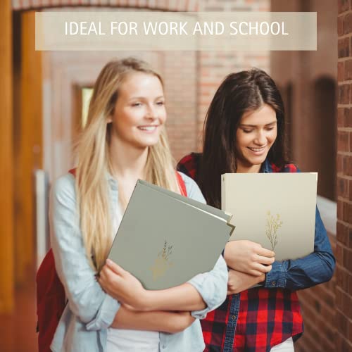 Aesthetic 1-Inch 3 Ring Binder Set of 2