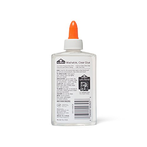 Elmer's Clear Washable School Glue, 4 Pack
