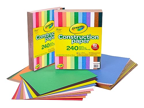 Crayola 480ct Construction Paper - Bulk Art Supplies