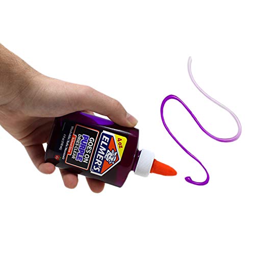 Elmer's Disappearing Liquid Glue - Purple, 4 oz (5 Pack)