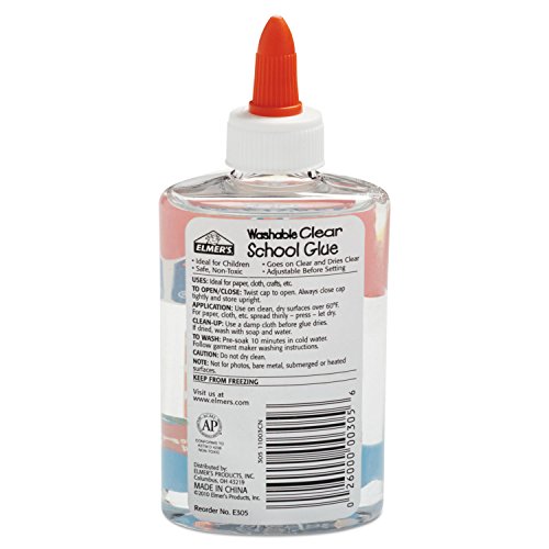 Elmer's 5 oz Washable Clear School Glue