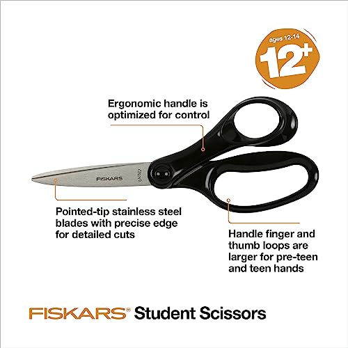 Fiskars 7" Scissors for School and Crafts