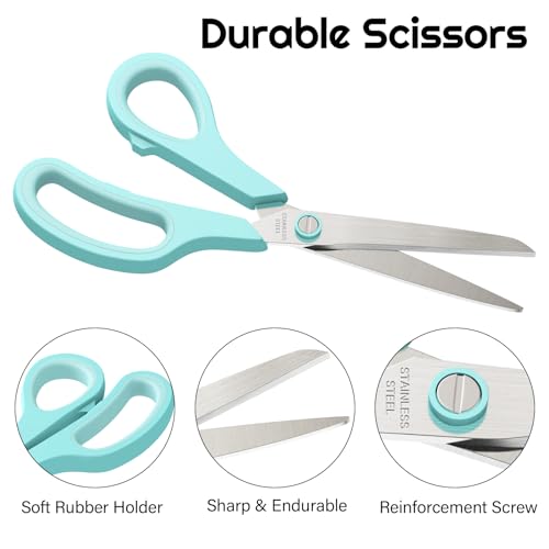 6-Pack 8'' Ultra Sharp Multipurpose Scissors