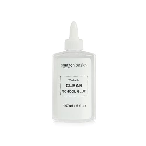 Amazon Basics Washable Liquid School Glue, 5 oz