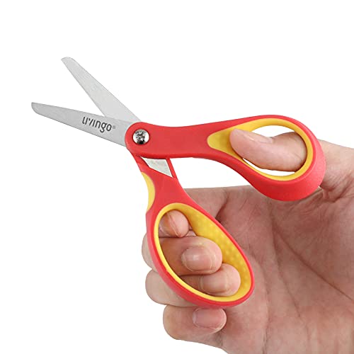 LIVINGO Kids Blunt Craft Scissors - 3 Pack