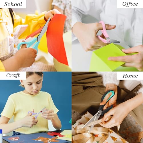 6-Pack 8'' Ultra Sharp Multipurpose Scissors