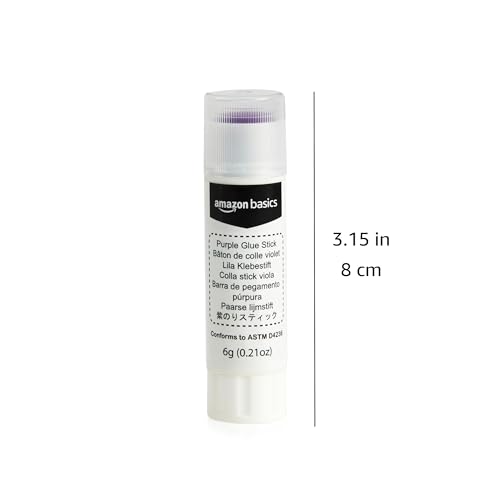Washable Glue Sticks, Dries Clear, 2-Pack