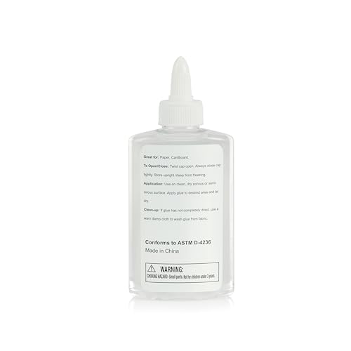 Amazon Basics Washable Liquid School Glue, 5 oz