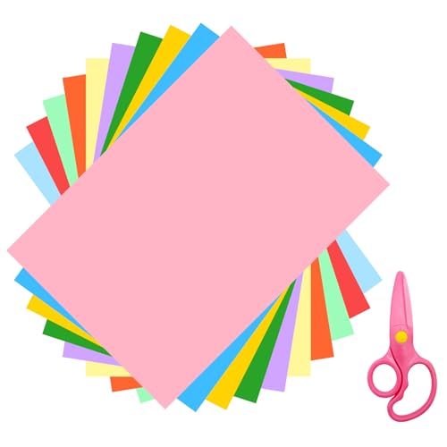 AIMI Bulk Assorted Construction Paper for Kids