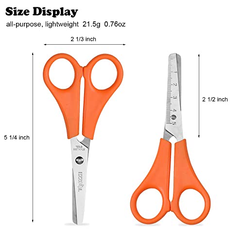 EZZGOL 48-Pack Kids Safety Scissors 5” Blunt Tip