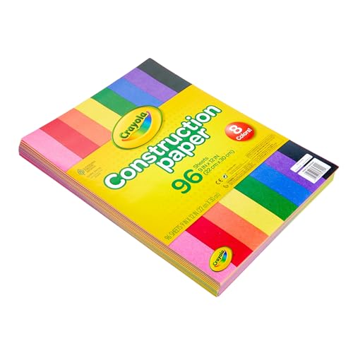 Crayola 96-Sheet Construction Paper Pack