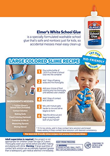 Elmer's Washable Liquid Glue, 3-Pack Slime Kit