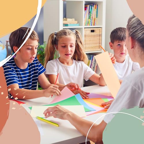AIMI Bulk Assorted Construction Paper for Kids
