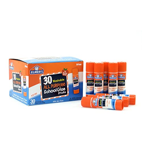 Elmer's Washable Glue Sticks, 30 Count Pack