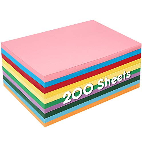 3 Otters Heavy Duty Construction Paper Pack - 200 Sheets