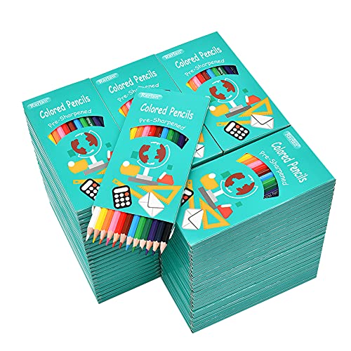 Rarlan Pre-Sharpened Colored Pencils Bulk Pack