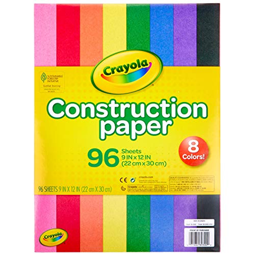 Crayola 96-Sheet Construction Paper Pack