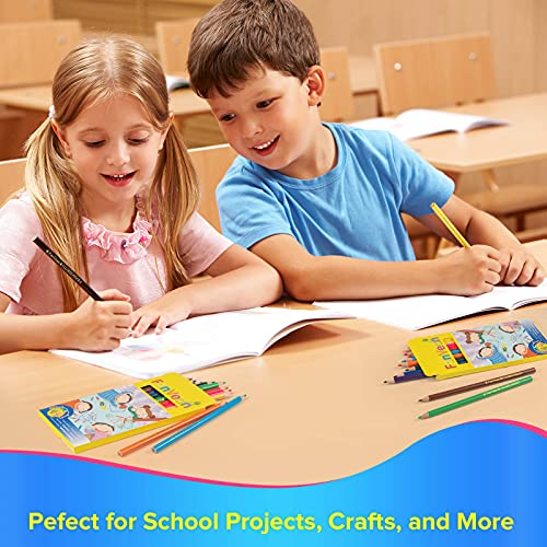 FanVean 12-Count Presharpened Colored Pencils Set