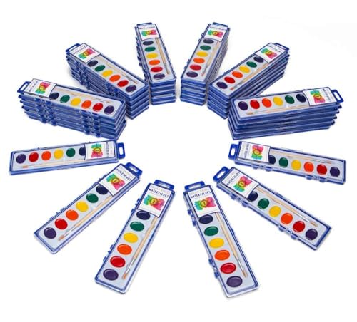 Color Swell Bulk Watercolor Paints - 36 Sets