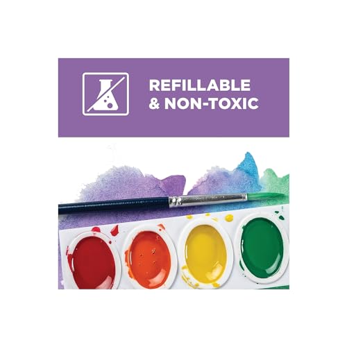 Prang Oval Pan Watercolor Set, 8 Colors