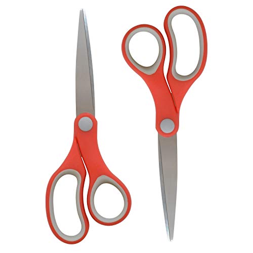 Westcott 7-Inch Heavy-Duty School Scissors, 2 Pack