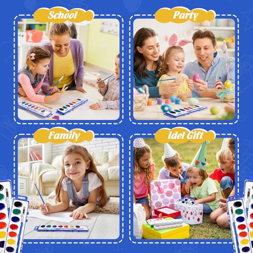 FUMILE 5-Pack Washable Watercolor Paint Set