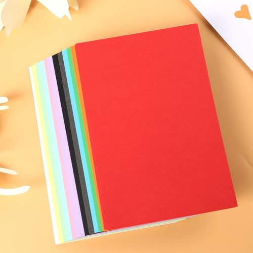 Shindel 100 Sheets Colorful Construction Paper Pack