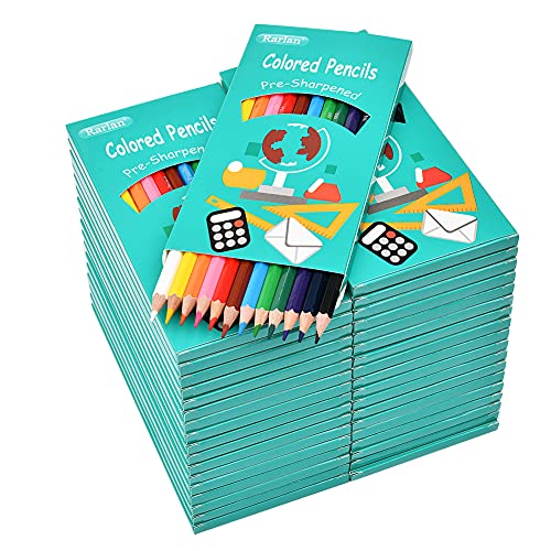 Rarlan Bulk Colored Pencils, 12 Colors, 432 Count
