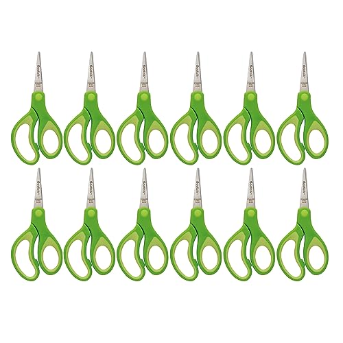 Soft Touch Blunt Tip Kids Scissors - 12 Pack
