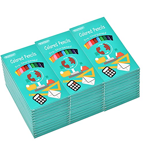 Rarlan Bulk Colored Pencils, 12 Colors, 432 Count