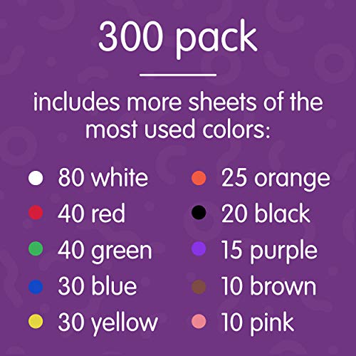 Heavyweight Construction Paper Pack - 300 Sheets