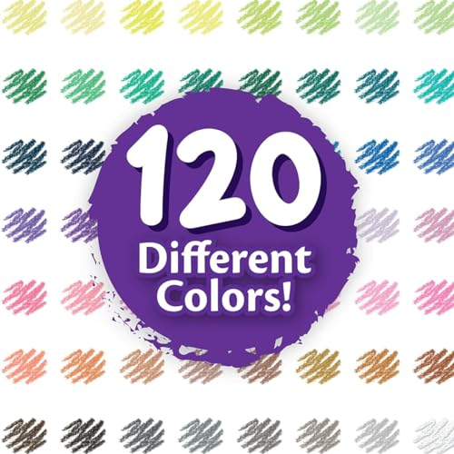 Crayola 120ct Presharpened Colored Pencils Set