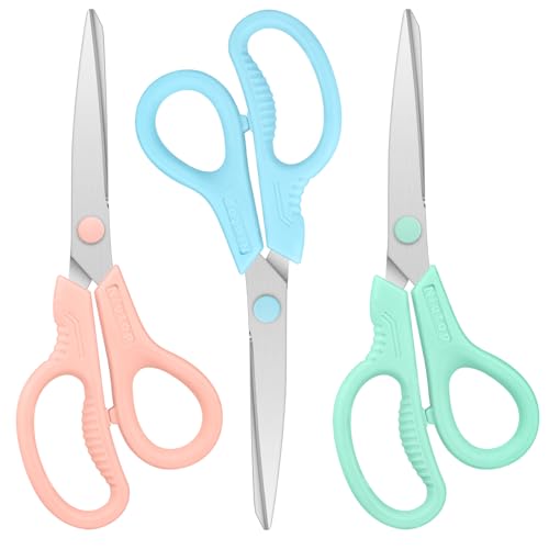 Niutop 8" Pastel Heavy Duty Ergonomic Scissors