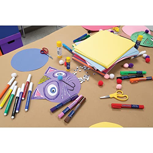 Prang 12" x 18" Assorted Construction Paper, 50 Sheets