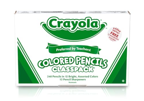 Crayola 240 Ct Colored Pencils Classpack