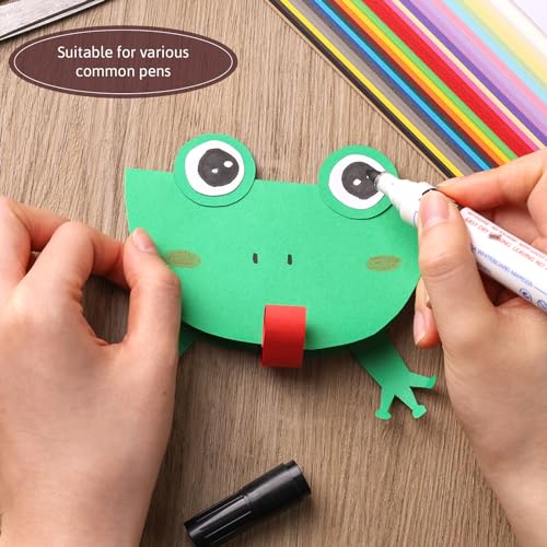 Shindel 200 Sheets Assorted Construction Paper Pack