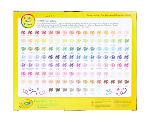 Crayola 120ct Presharpened Colored Pencils Set
