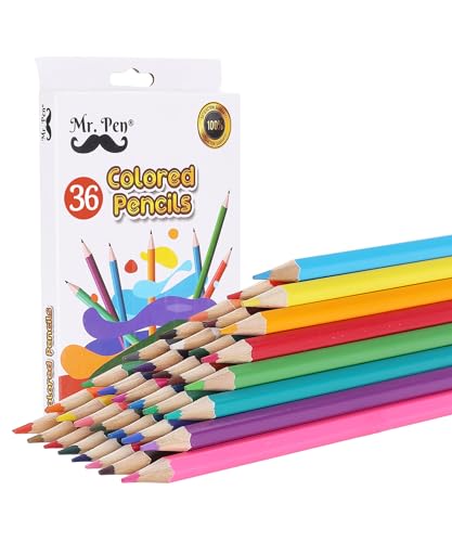 Mr. Pen 36-Pack Colored Pencils Set