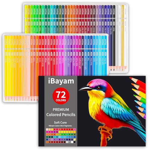 72 Count Soft Core Colored Pencil Set