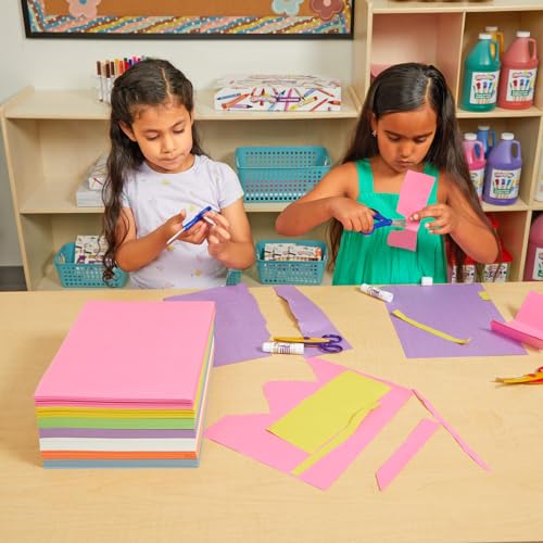 Colorations 600 Sheets Heavy-Duty Construction Paper Set