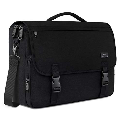MATEIN Lightweight Messenger Bag for Men, Black