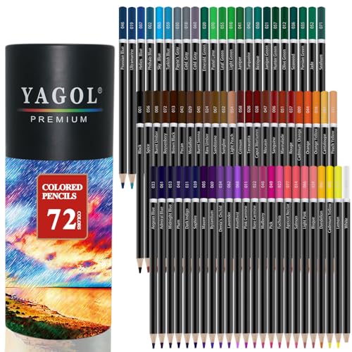Yagol 72 Professional Colored Pencils Set