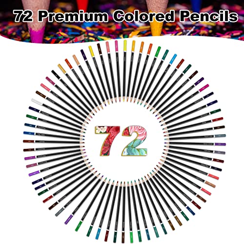 Yagol 72 Professional Colored Pencils Set