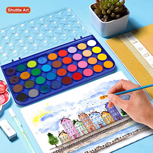 Shuttle Art 43-Pack Watercolor Paint Set