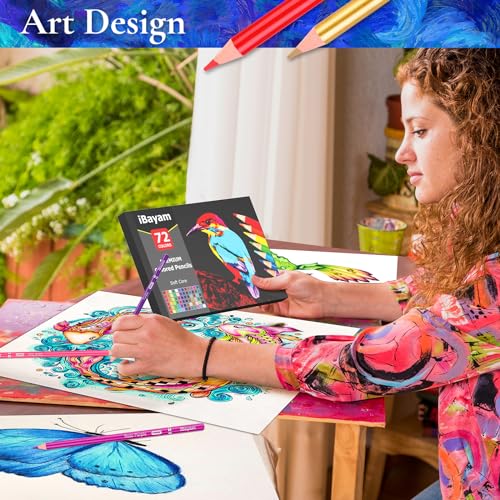 72 Count Soft Core Colored Pencil Set
