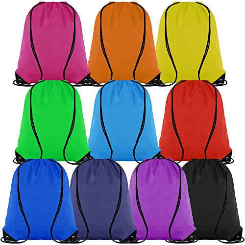 10-Color Drawstring Backpack for Gym & Travel