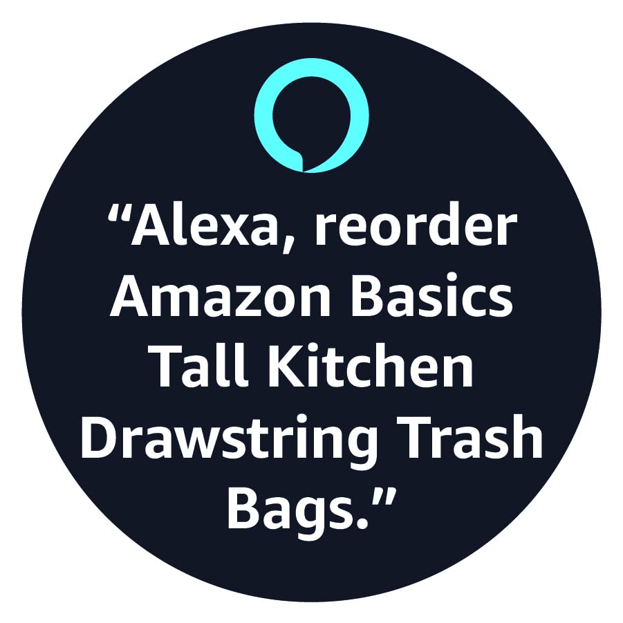 Amazon Basics 13 Gallon Tall Drawstring Trash Bags