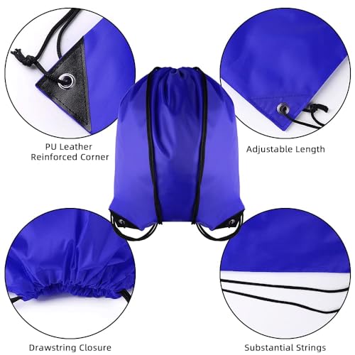 40-Pack GoodtoU Drawstring Backpacks in 10 Colors
