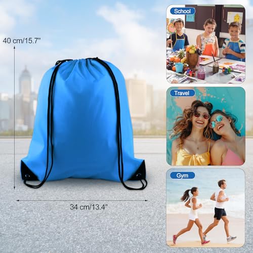 KUUQA 20-Pack Colorful Drawstring Sport Backpacks