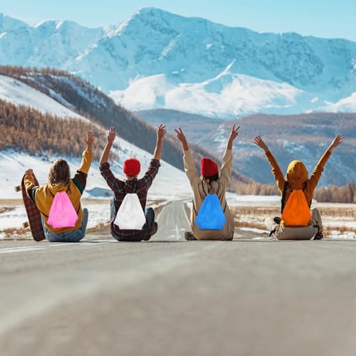 KUUQA 20-Pack Colorful Drawstring Sport Backpacks